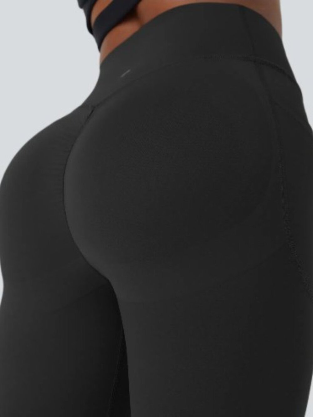 HALARA HIGH WAIST FULL LENGTH HIGH WAISTED TUMMY CONTROL POCKET LEGGINGS NIP S